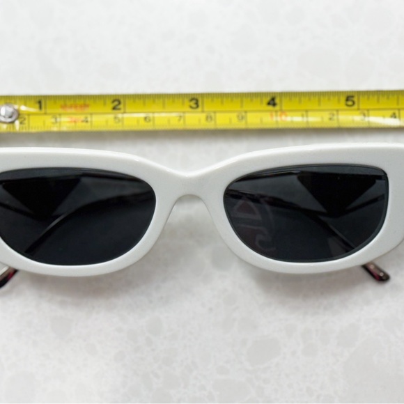Brand New Prada White PR14YS Rectangular Sunglasses - Picture 6 of 9